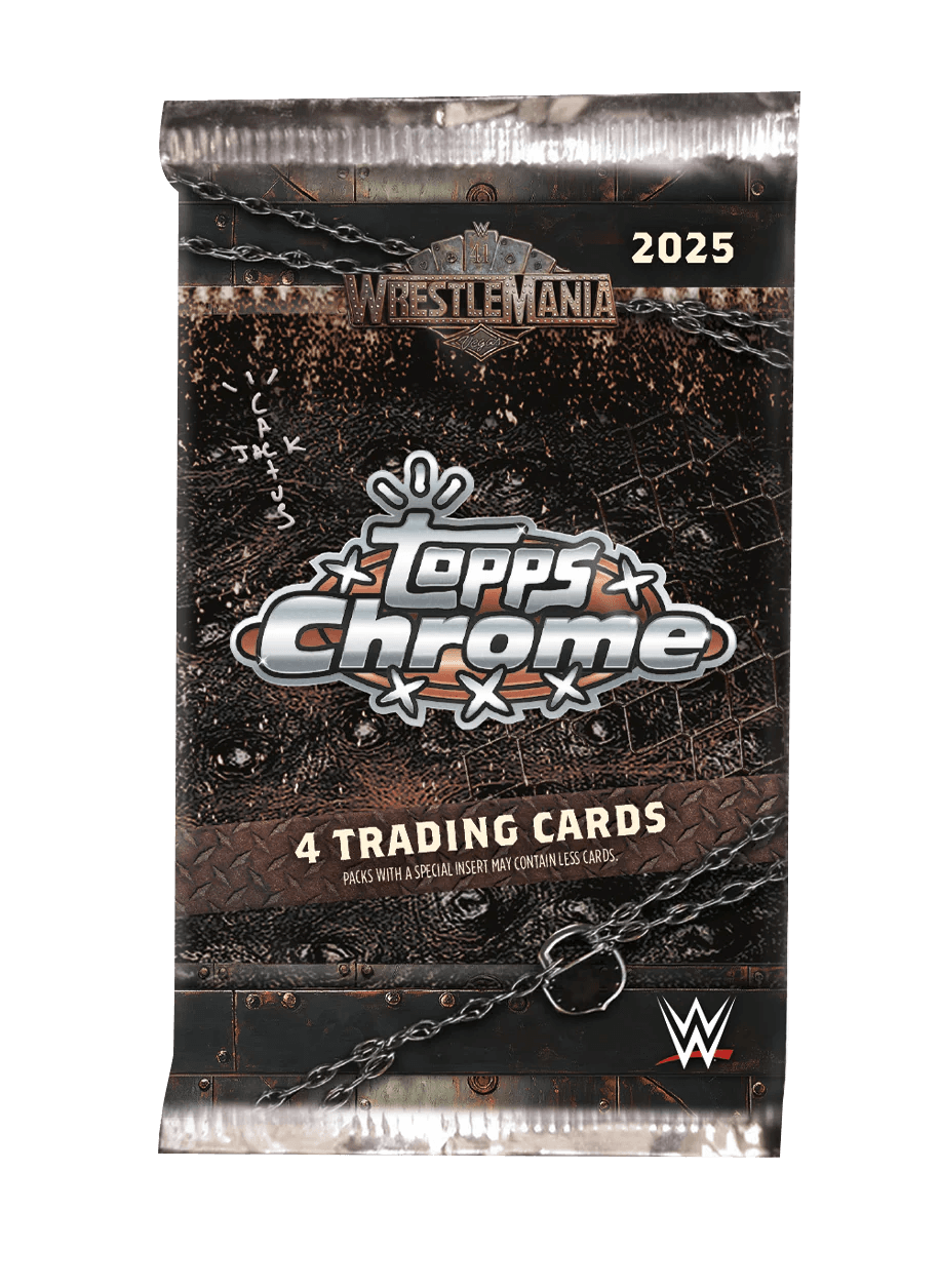 2025 TOPPS CHROME WWE CACTUS JACK X WRESTLEMANIA BOX