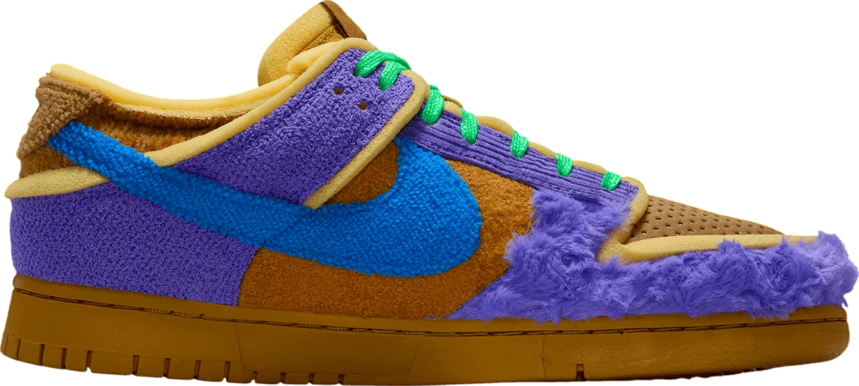 CPFM x Nike Dunk Low Swamp Sponge Psychic Purple/Gold