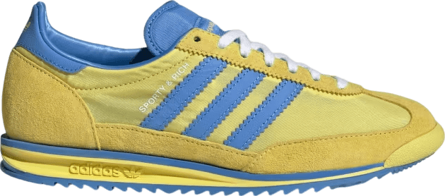 Sporty & Rich x Adidas SL72 "Light Yellow/Real Blue"