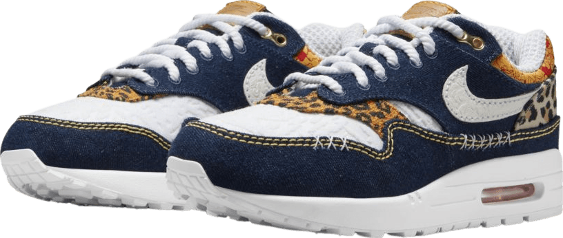 Nike Air Max 1 Premium Denim Leopard