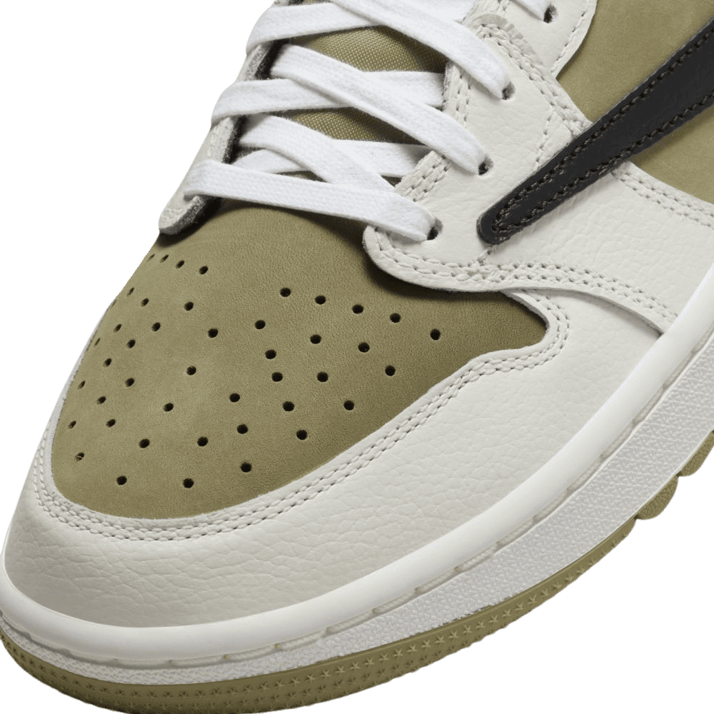 Air Jordan 1 Low Golf Travis Scott Neutral Olive