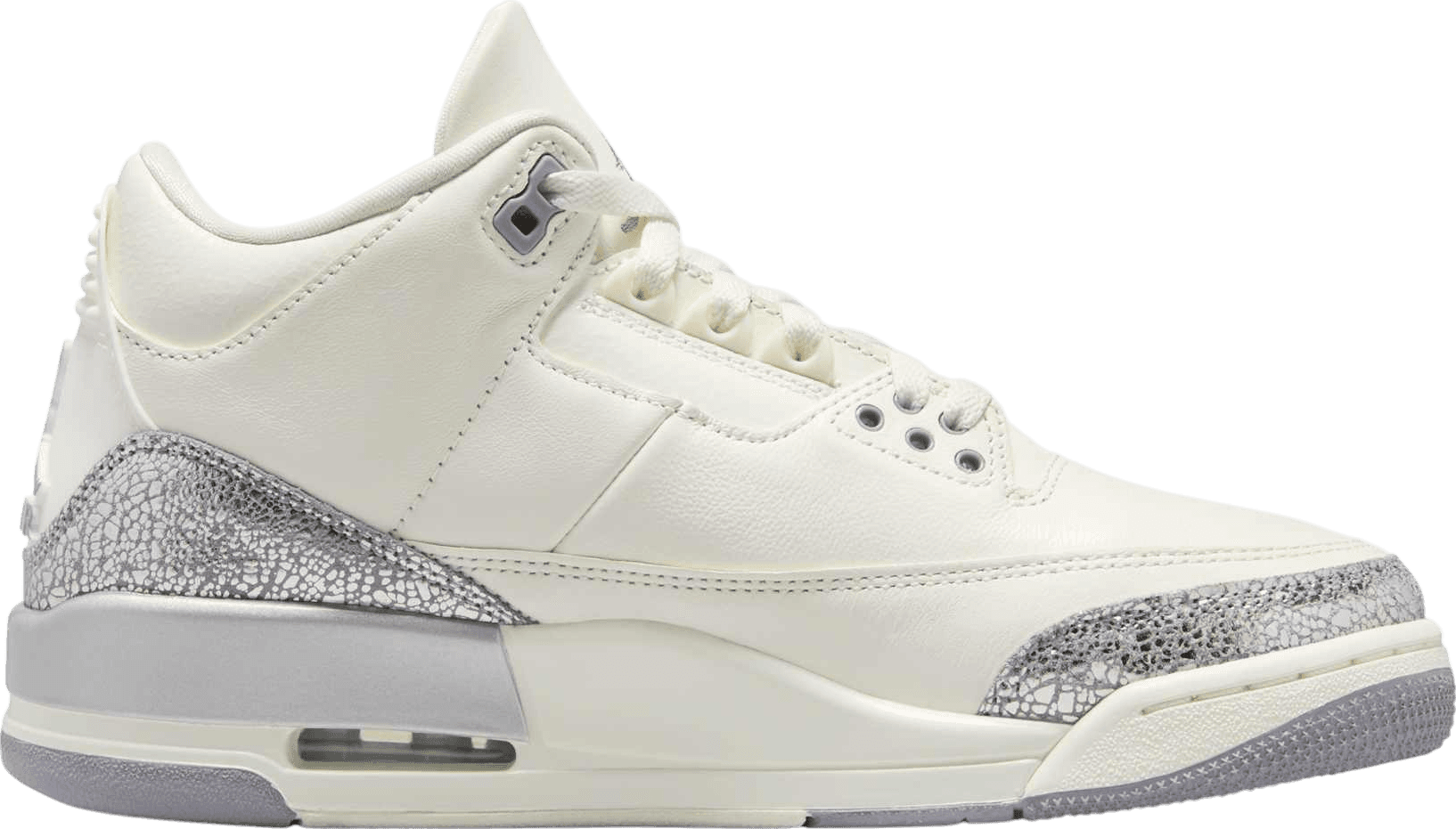 Air Jordan 3 Sail/Metallic Silver (W)