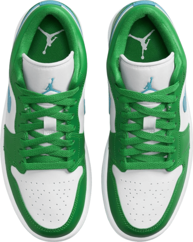 Air Jordan 1 Low Lucky Green Aquatone (W)