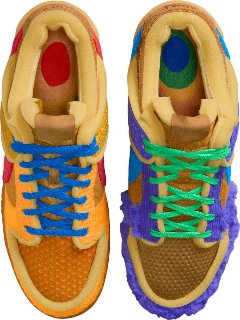 CPFM x Nike Dunk Low Swamp Sponge Psychic Purple/Gold