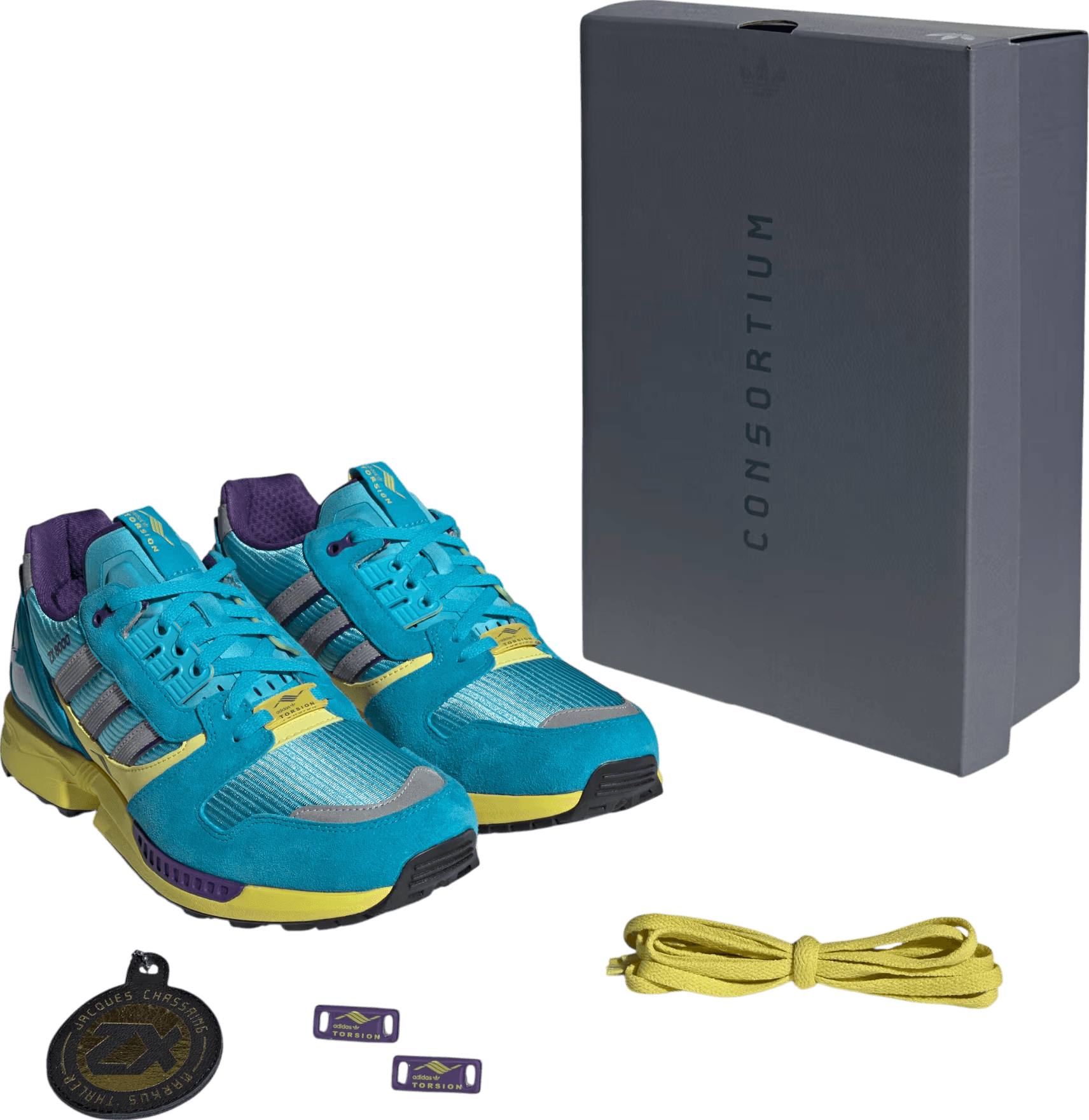 adidas ZX 8000 Consortium Blue Glow/Unity Purple