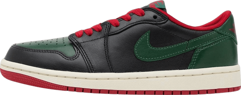 Air Jordan 1 Retro Low Black/Gorge Green (W)