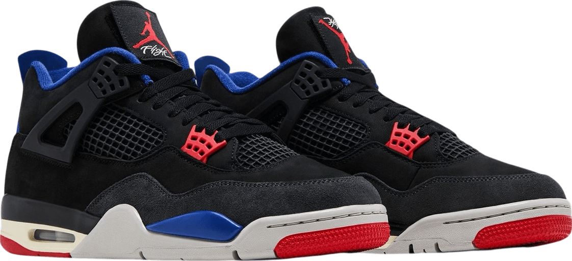 Air Jordan 4 Rare Air Black/Royal Blue