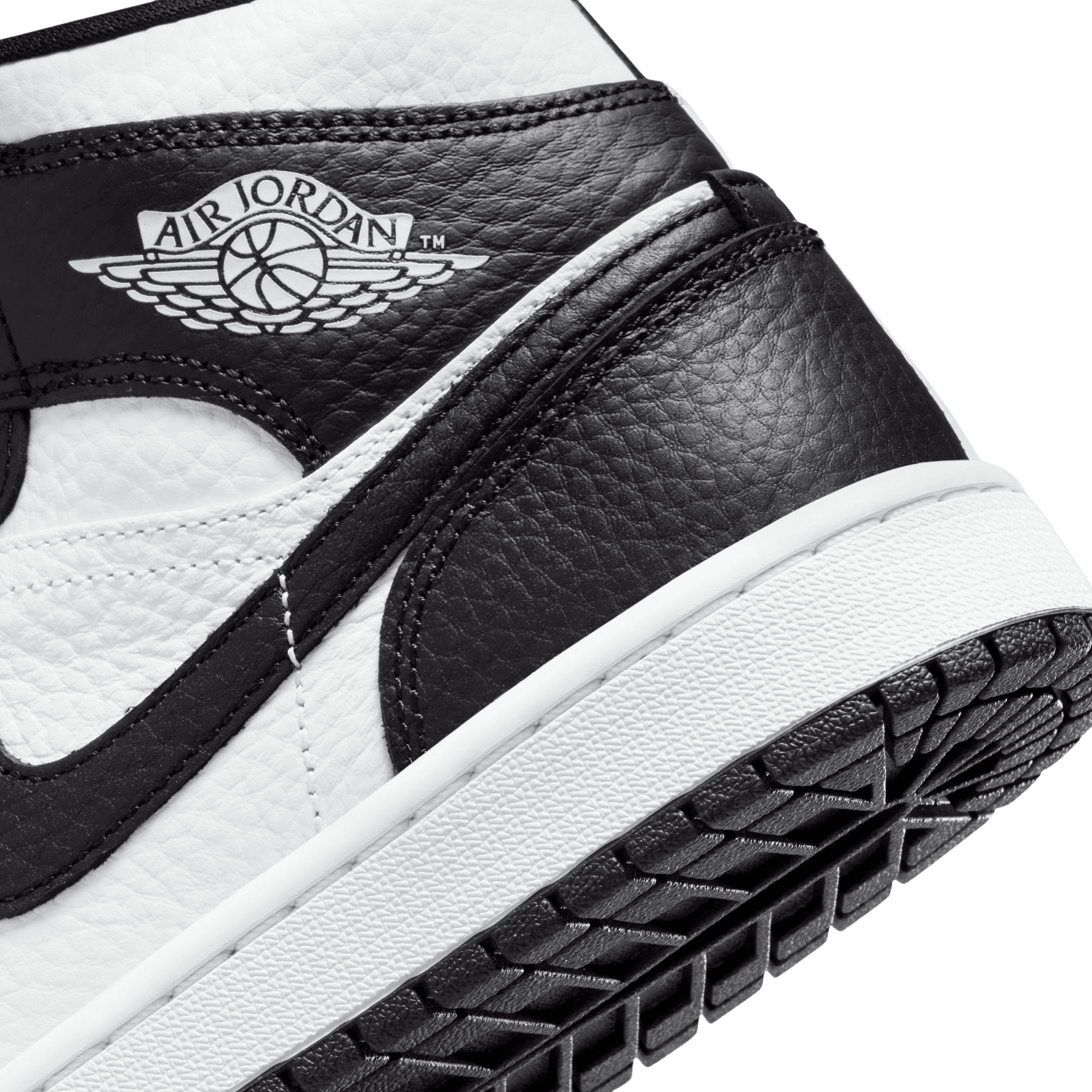 Air Jordan 1 Mid Split Black White (W)