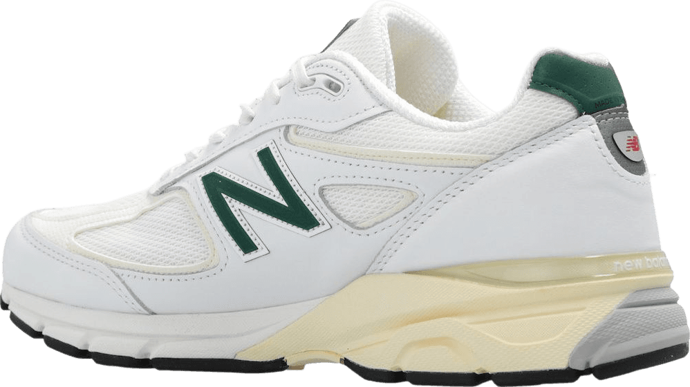 New Balance 990v4 MiUSA White/Green
