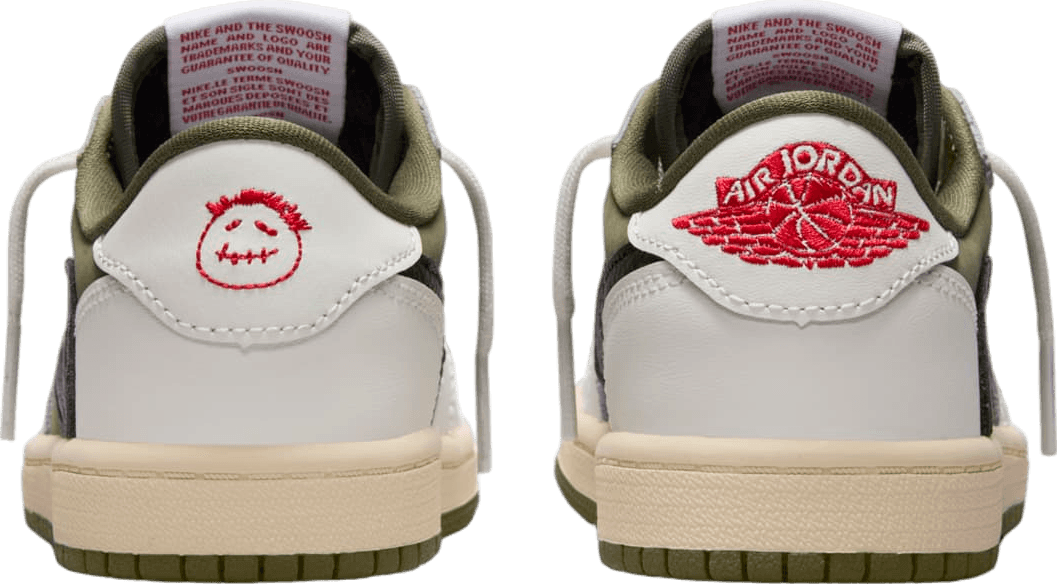 Travis Scott x Air Jordan 1 Low Medium Olive (GS)