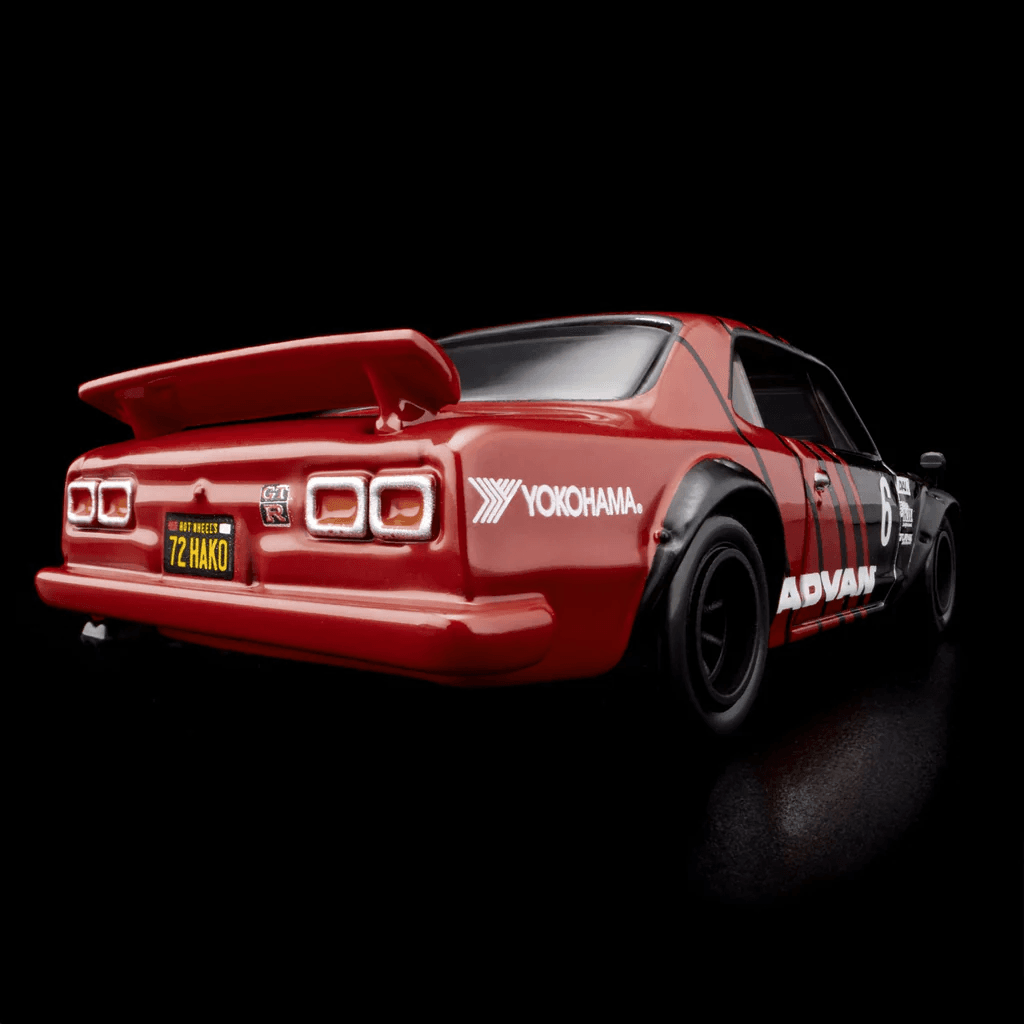 Hot Wheels RLC 1972 Skyline H/T 2000GT-R Black/Red