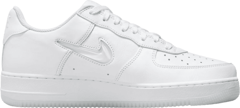 Nike Air Force 1 Low Color of the Month Jewel Swoosh Triple White