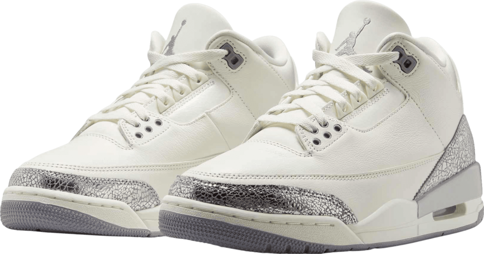 Air Jordan 3 Sail/Metallic Silver (W)