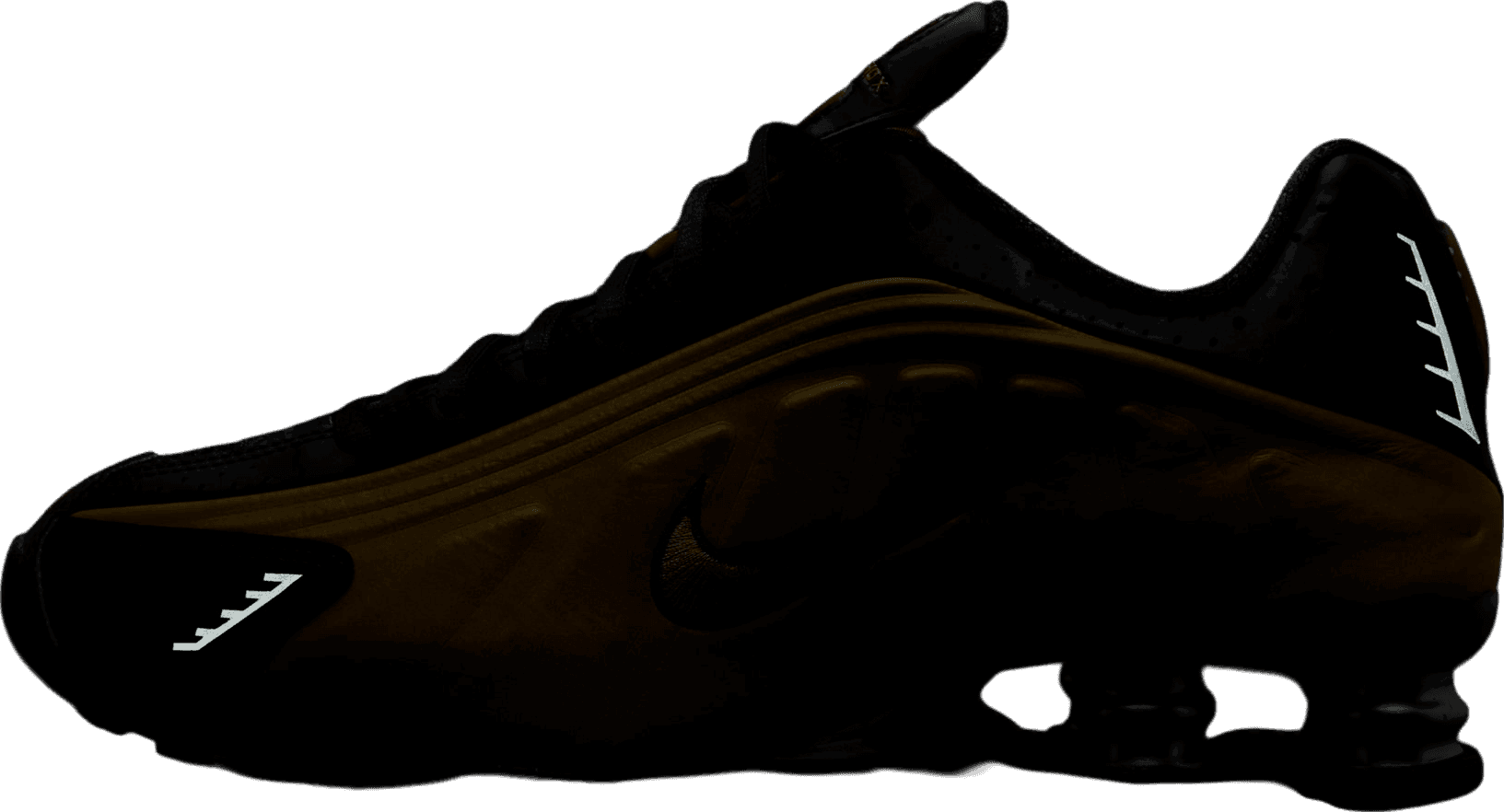 Nike Shox R4 Black Metallic Gold (W)