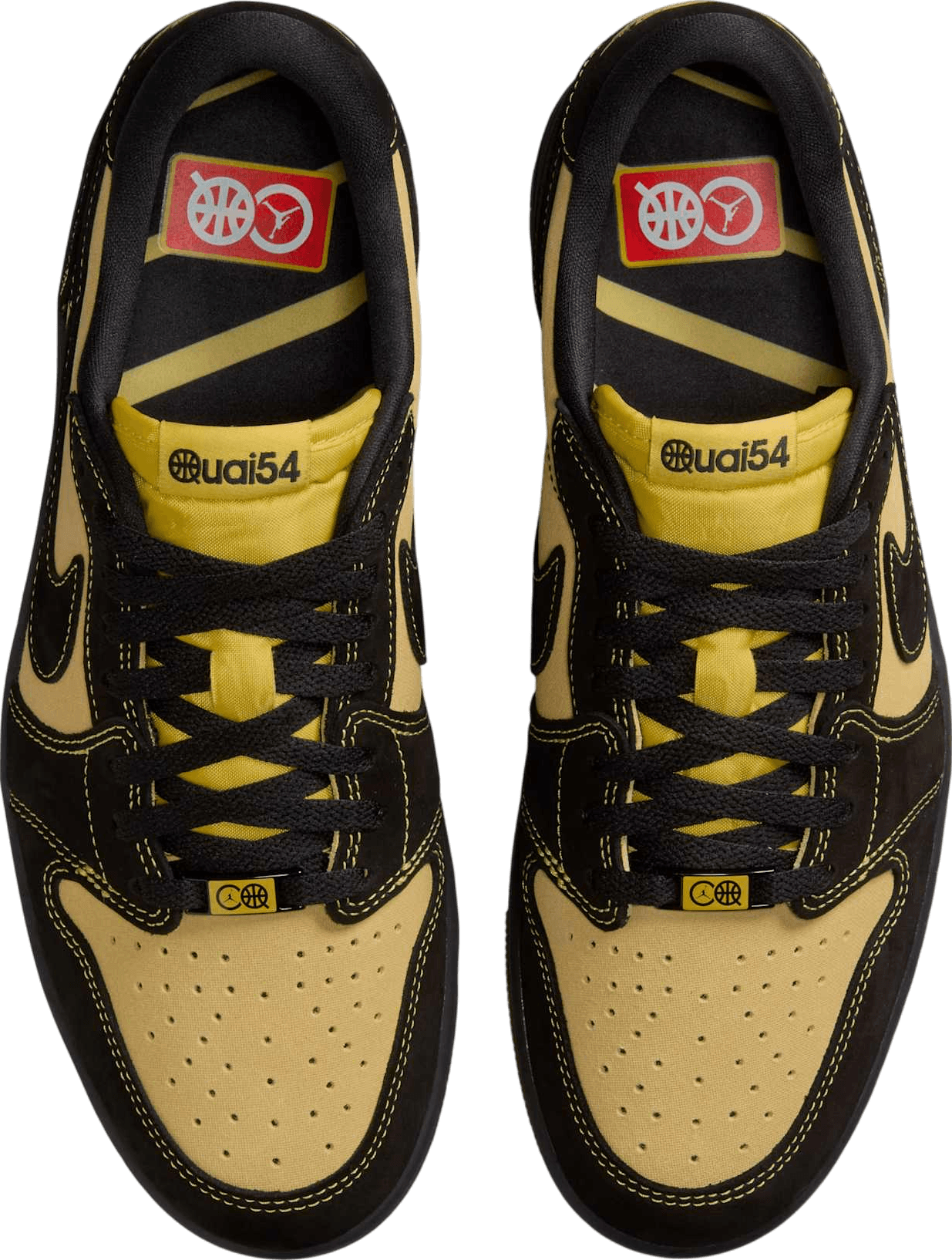 Quai 54 x Air Jordan 1 Retro Low Tour Yellow/Black