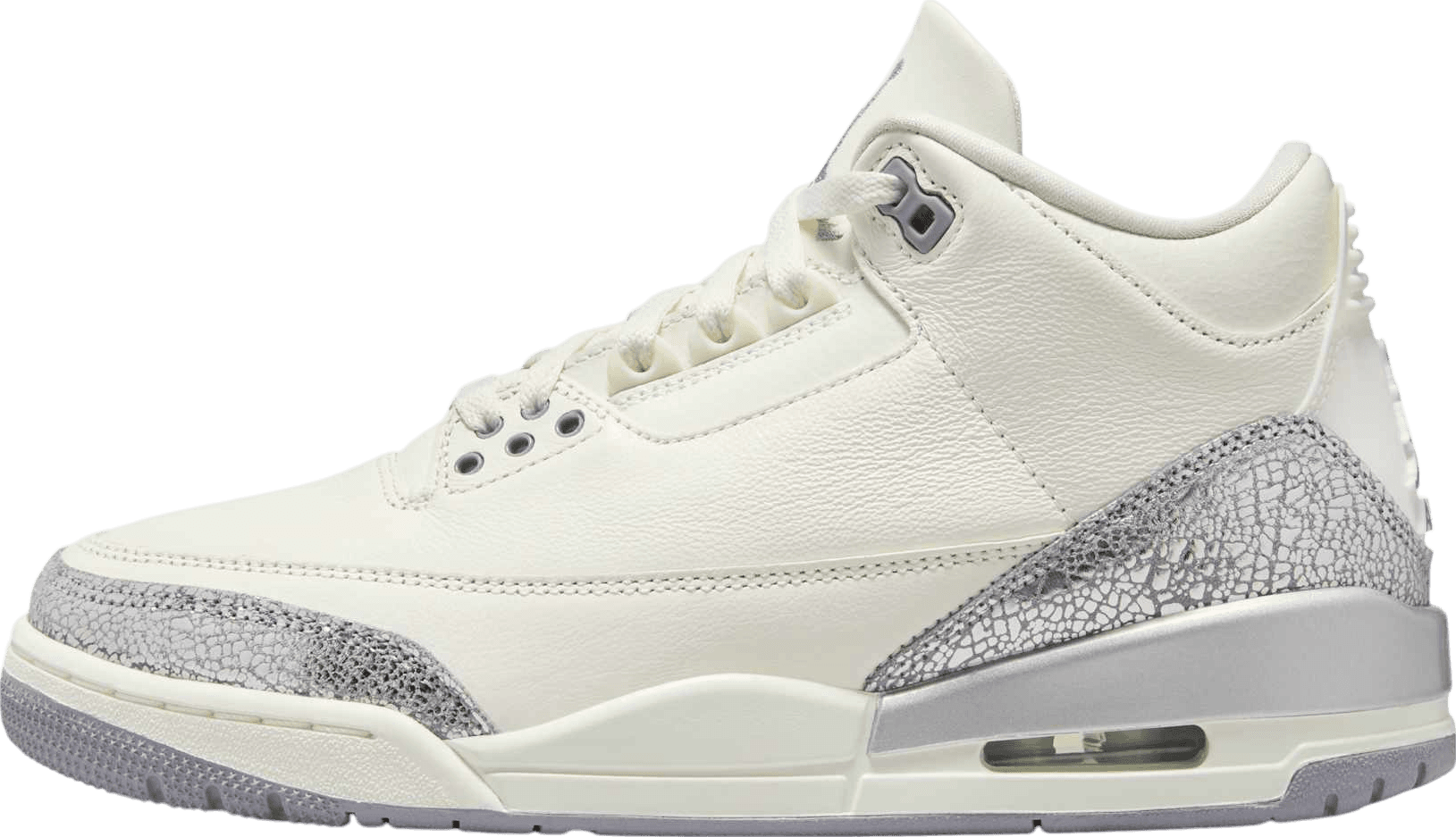 Air Jordan 3 Sail/Metallic Silver (W)
