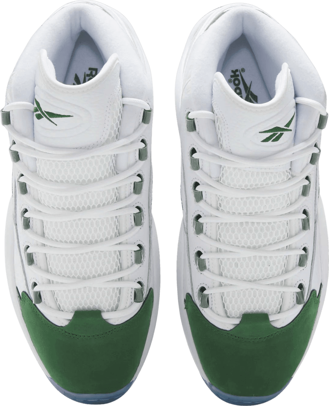 Reebok Question Mid Green Toe
