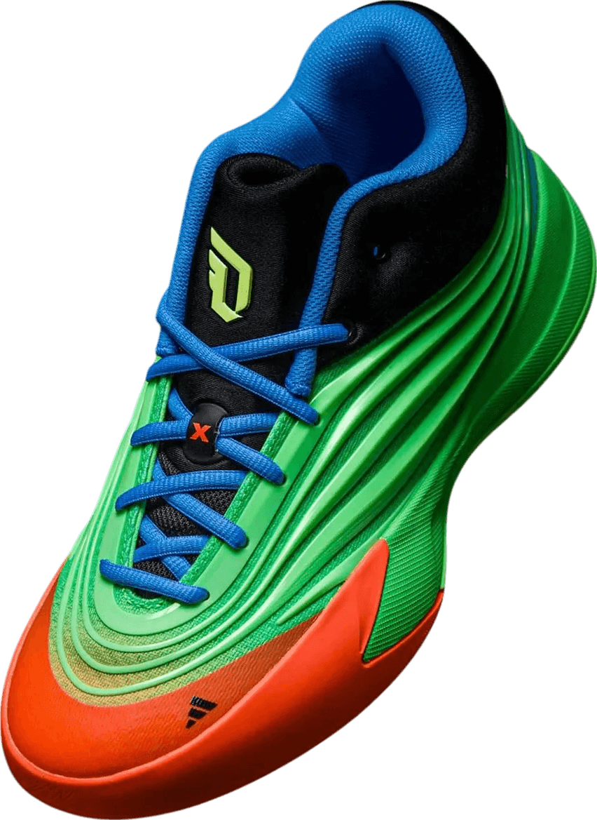 Adidas Dame 10 Lime Burst/Signal Orange