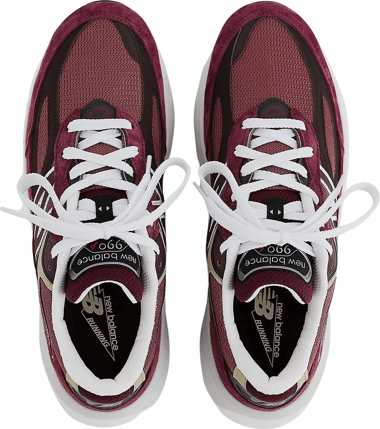 New Balance 990v6 Burgundy/Tan