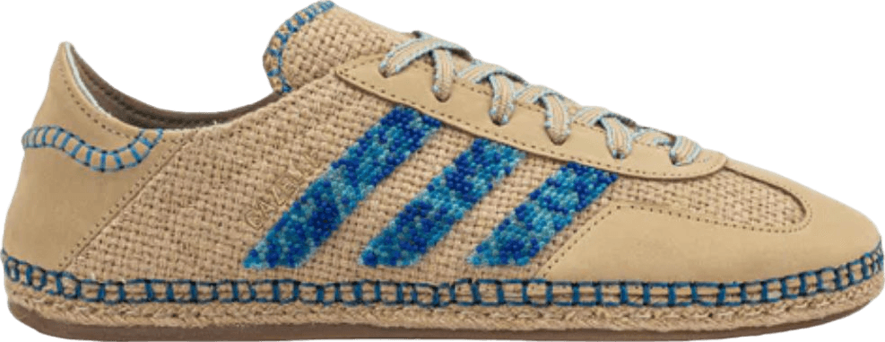 Clot x Adidas Gazelle Linen Khaki/Light Blue