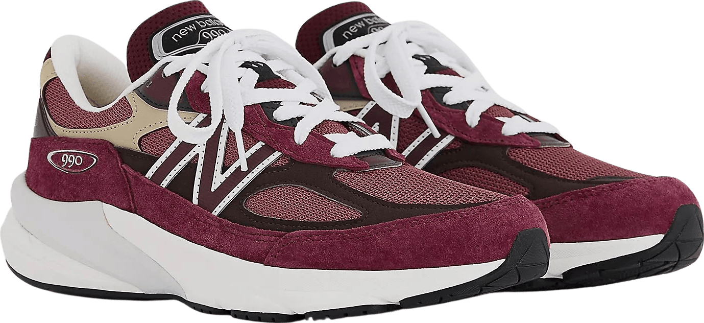 New Balance 990v6 Burgundy/Tan