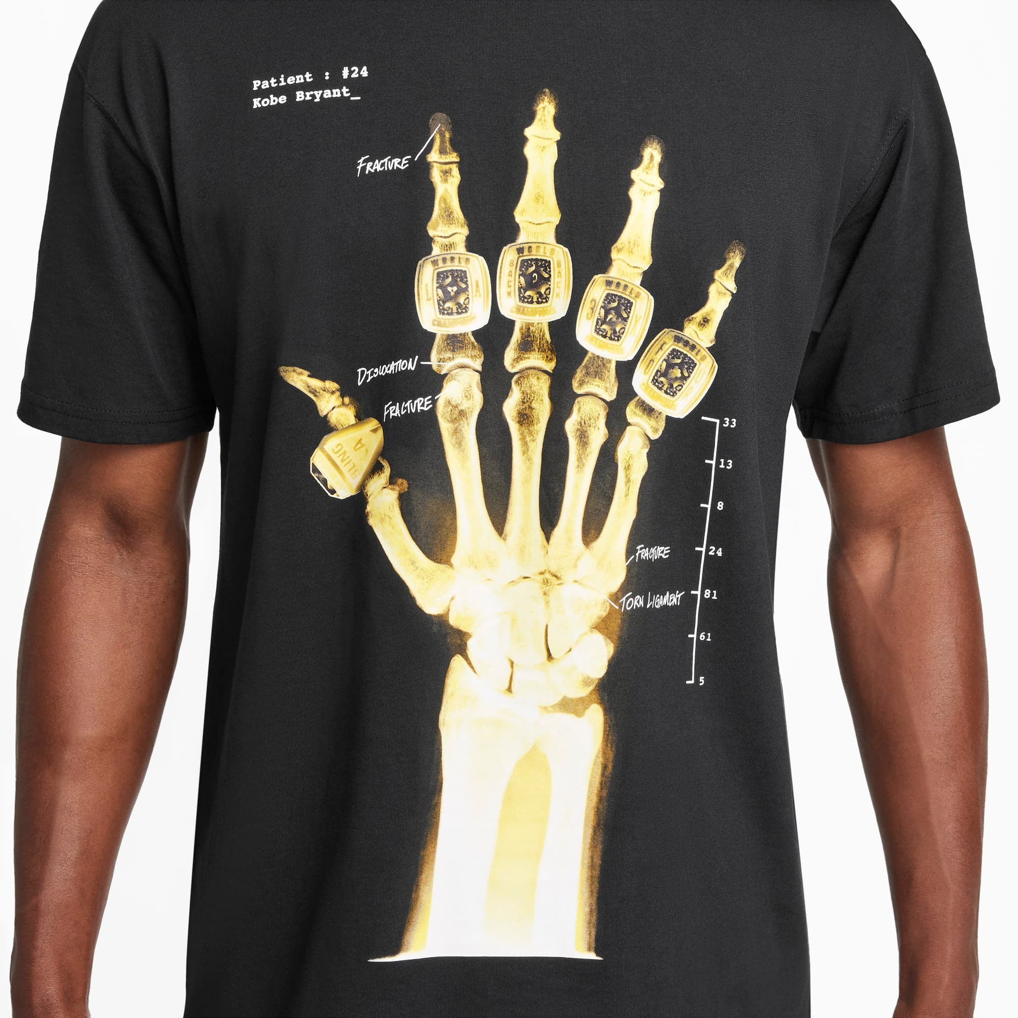 Nike Kobe Bryant Broken Not Beaten T-shirt Black