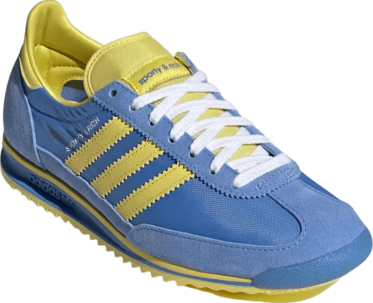 Sporty & Rich x Adidas SL72 "Real Blue/Light Yellow"