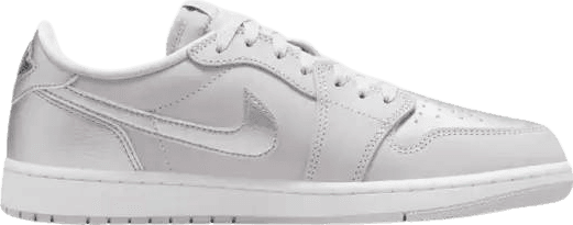 Air Jordan 1 Low Metallic Silver
