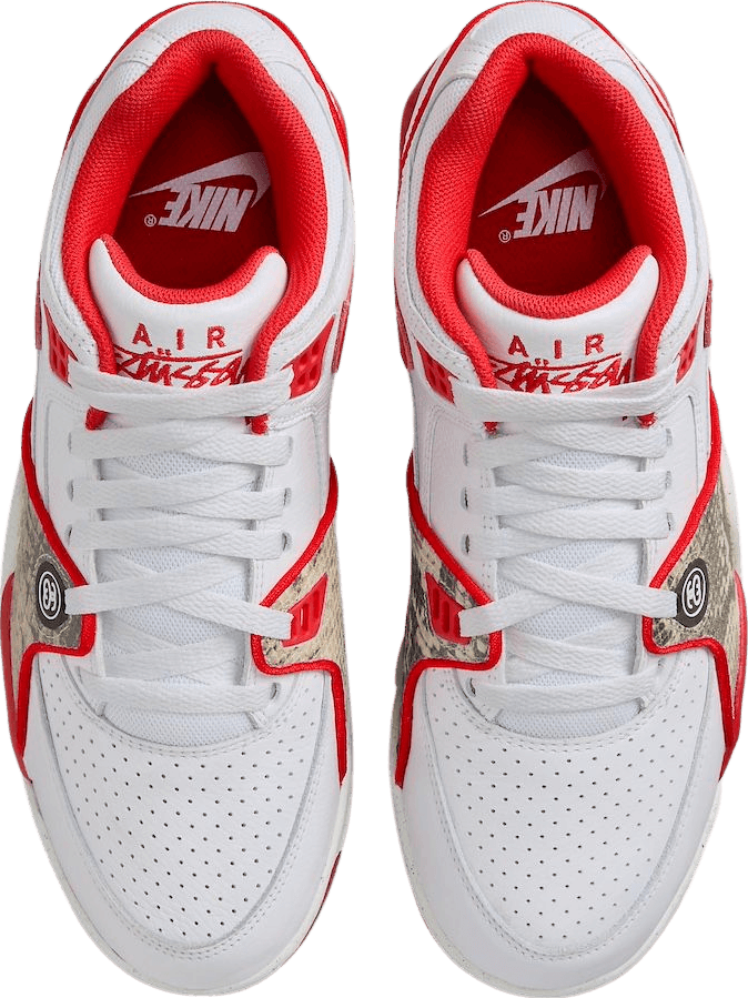 Nike Air Flight 89 Low Stussy Habanero Red
