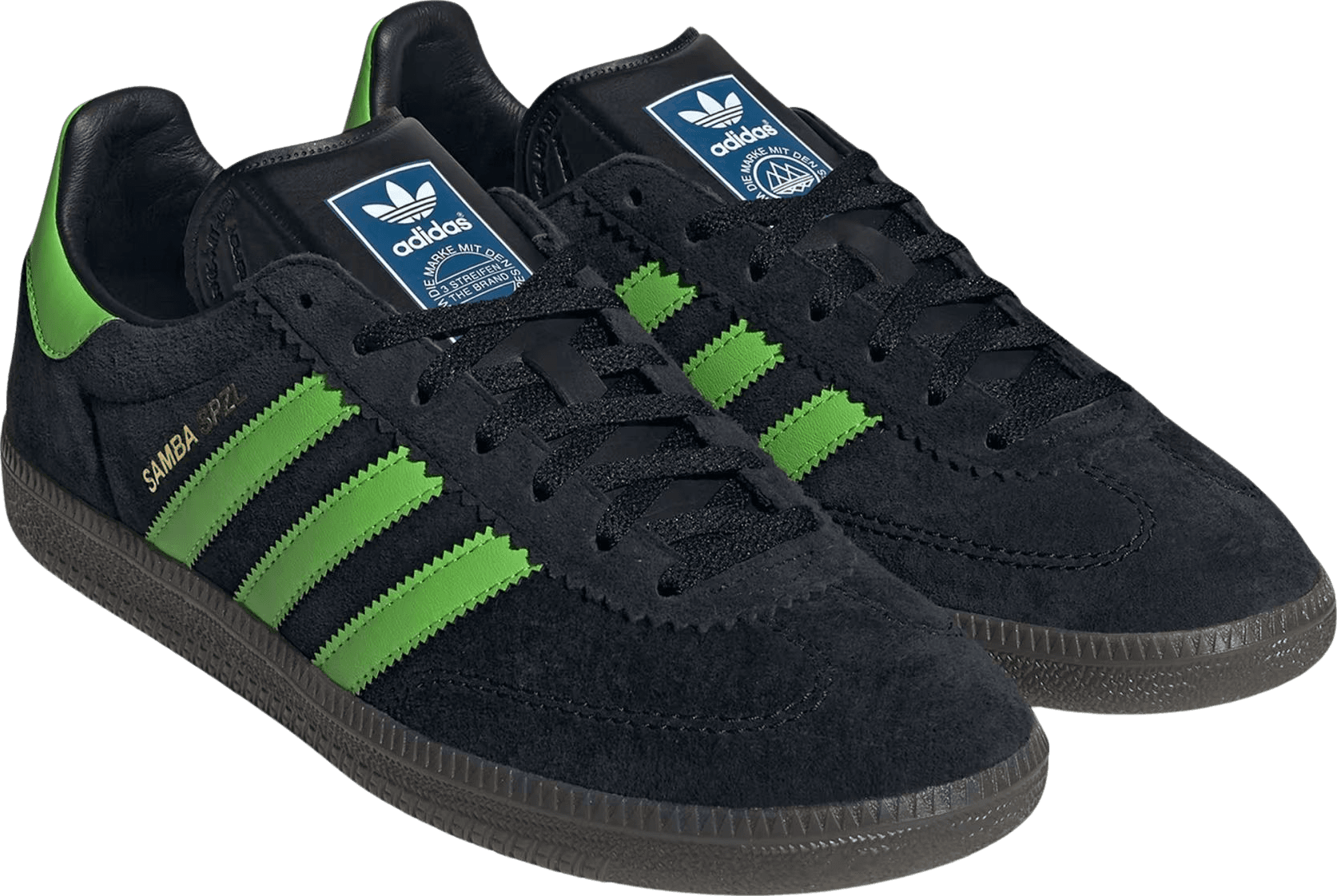 adidas Samba Deco SPZL Black Lucid Lime