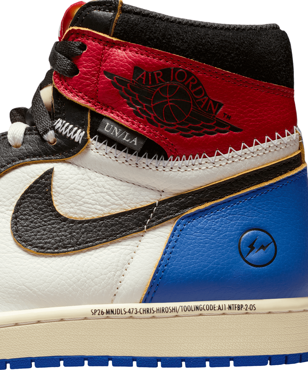 Union LA x Fragment x Air Jordan 1 High Red/Sport Royal