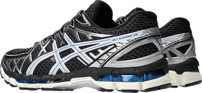 Asics Gel-Kayano 20 Black/Pure Silver
