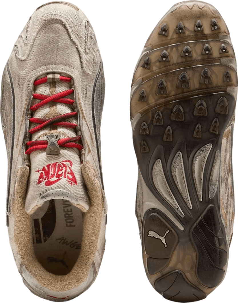 A$AP Rocky x Puma Inhale Distressed Canvas Sneakers (M)