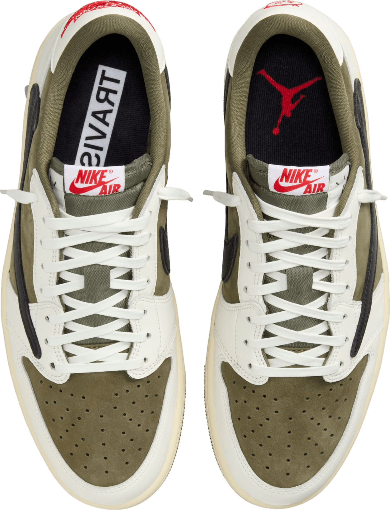 Travis Scott x Air Jordan 1 Low Medium Olive