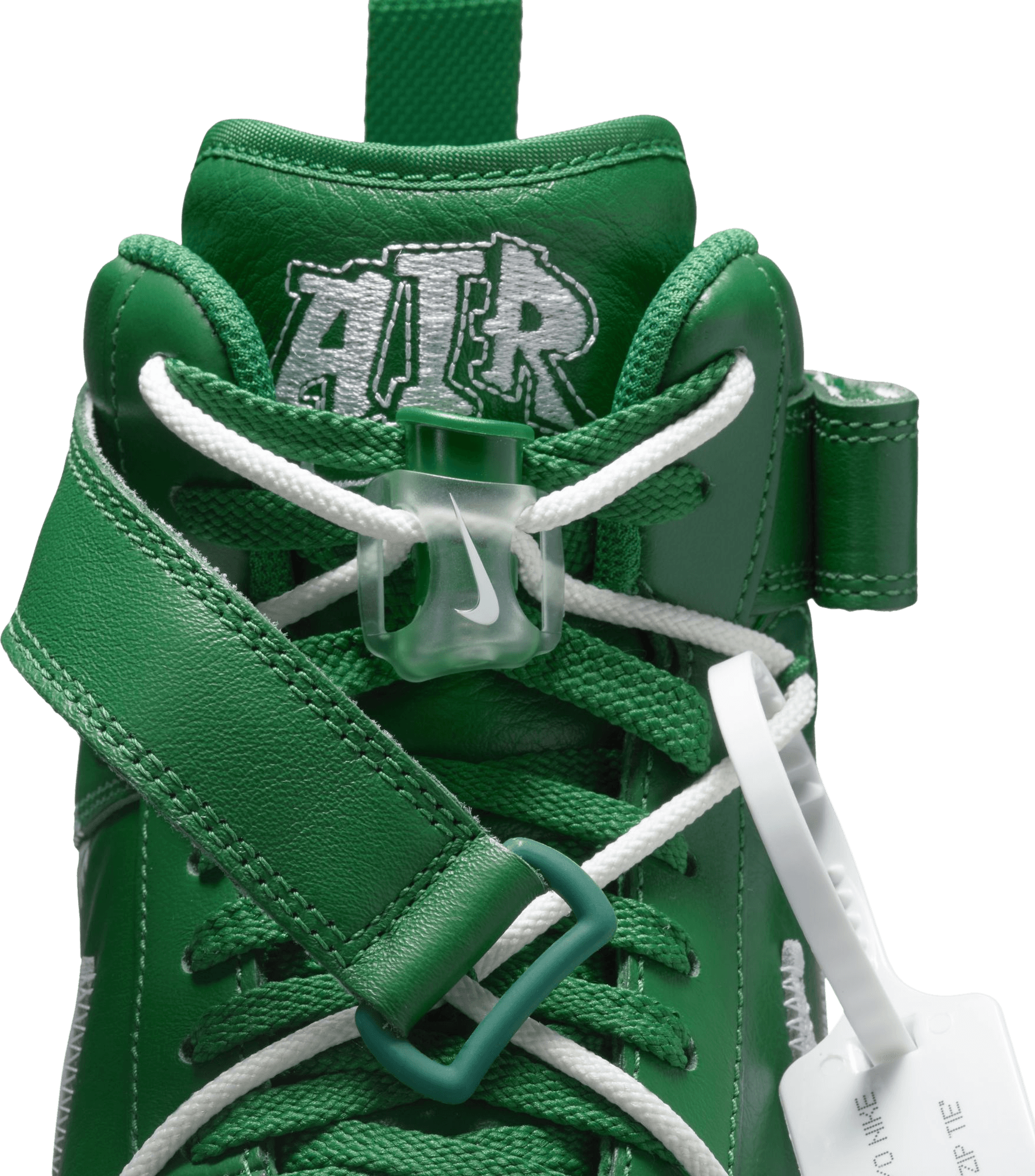 SwiftSole - Nike Air Force 1 Mid Off-White Pine Green