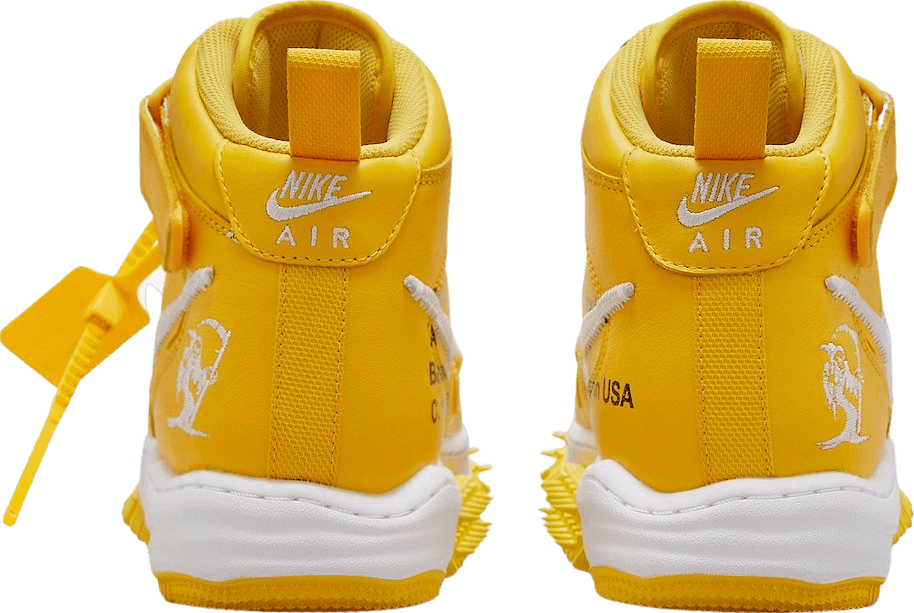 Nike Air Force 1 Mid Off-White Varsity Maize