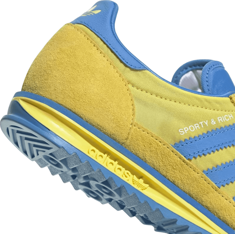Sporty & Rich x Adidas SL72 "Light Yellow/Real Blue"