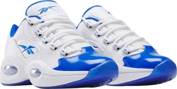 Reebok Question Low Blue Toe