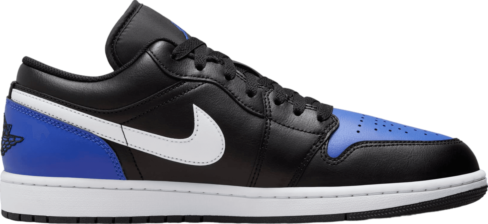 Air Jordan 1 Low Black Royal Toe