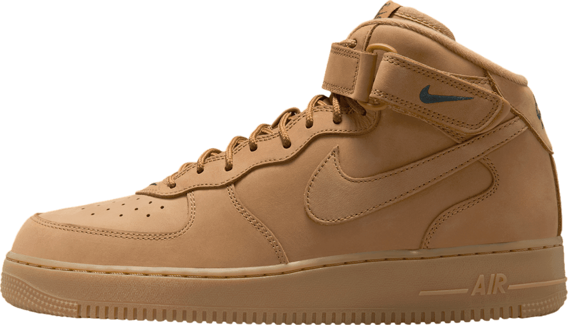 Nike Air Force 1 Mid Flax/Outdoor Green