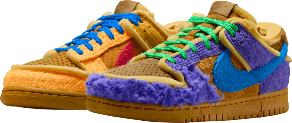 CPFM x Nike Dunk Low Swamp Sponge Psychic Purple/Gold