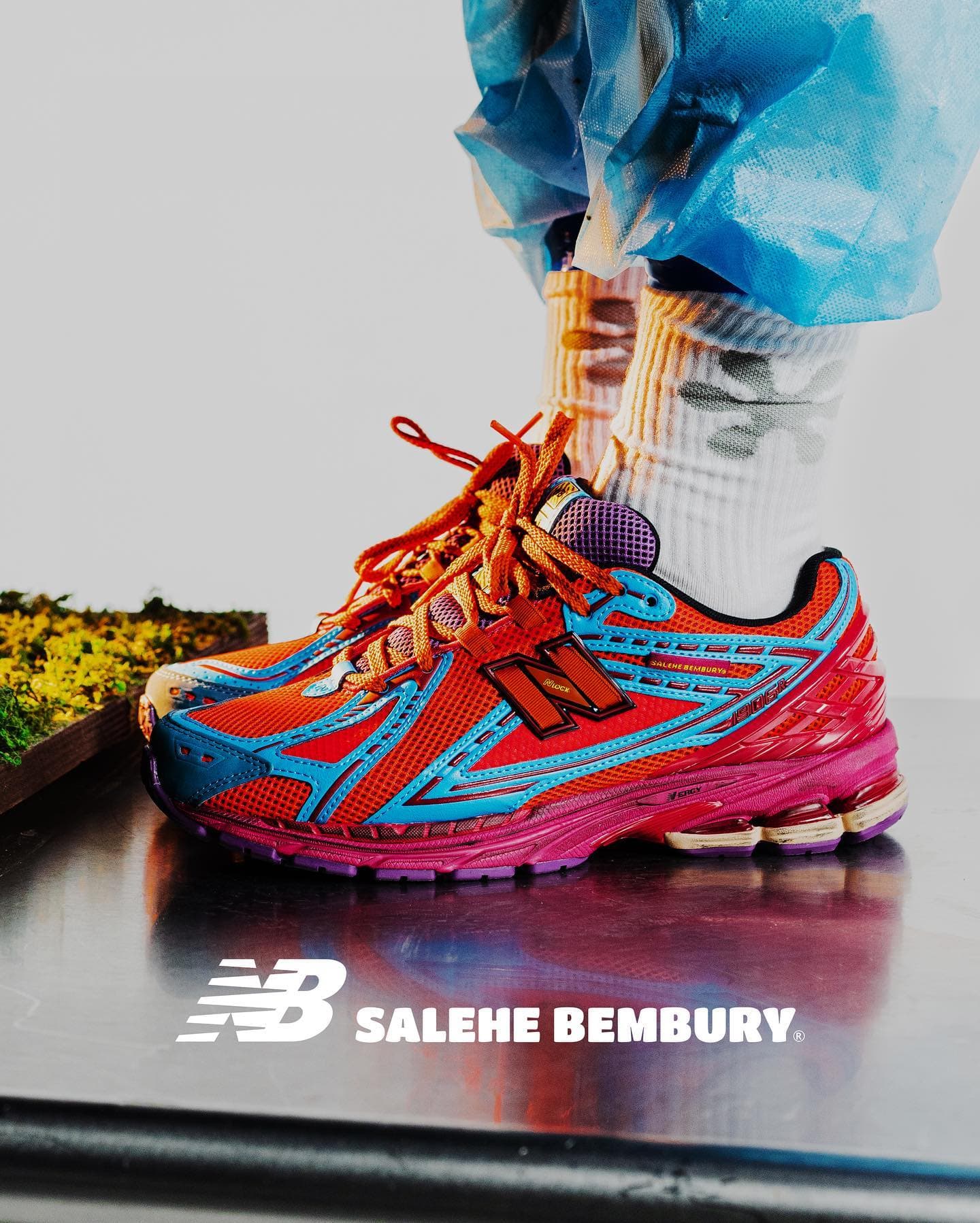 Salehe Bembury x New Balance 1906R Red/Blue