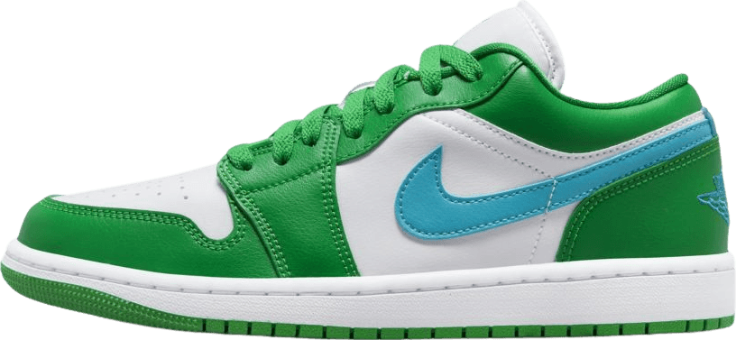 Air Jordan 1 Low Lucky Green Aquatone (W)