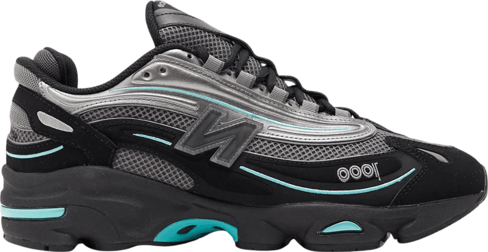 New Balance 1000 Black Tiffany Blue