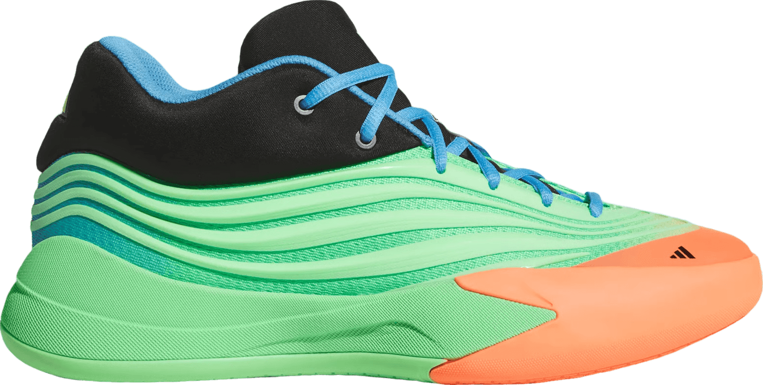Adidas Dame 10 Lime Burst/Signal Orange