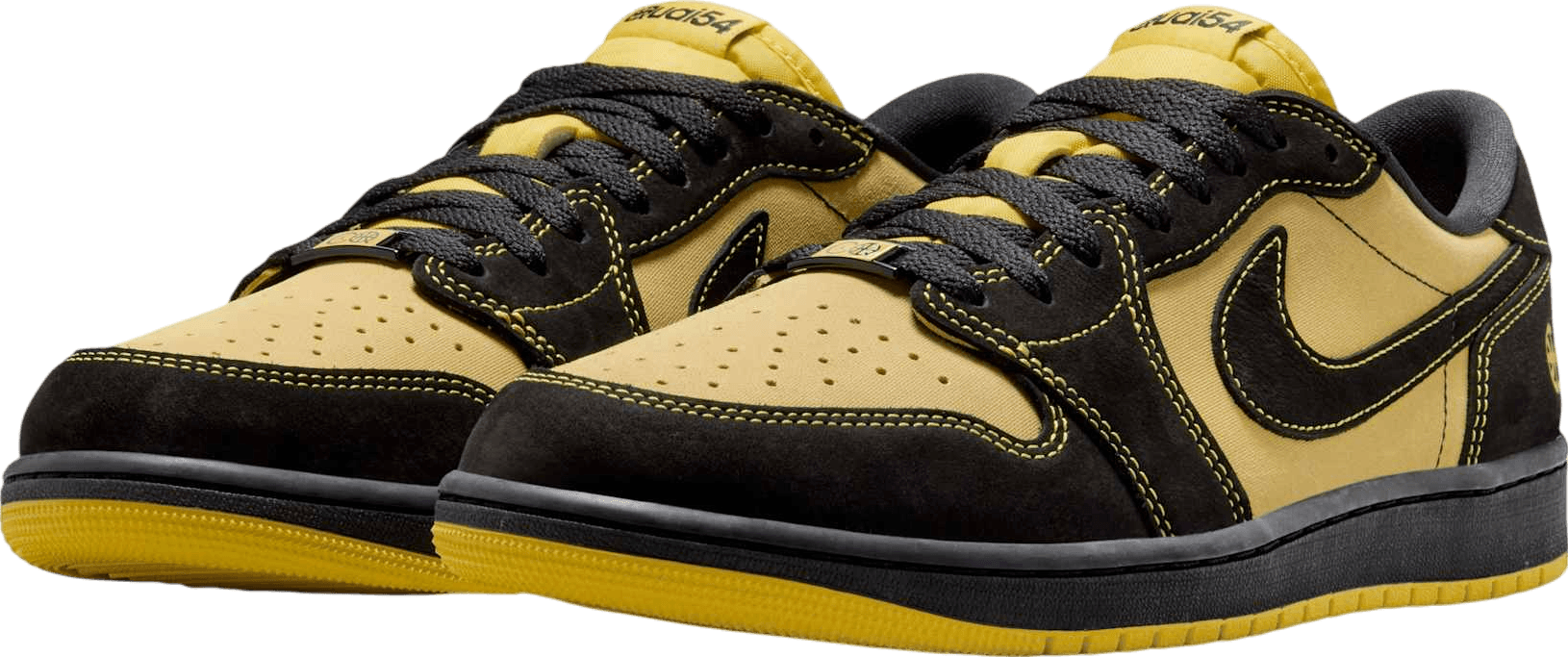 Quai 54 x Air Jordan 1 Retro Low Tour Yellow/Black