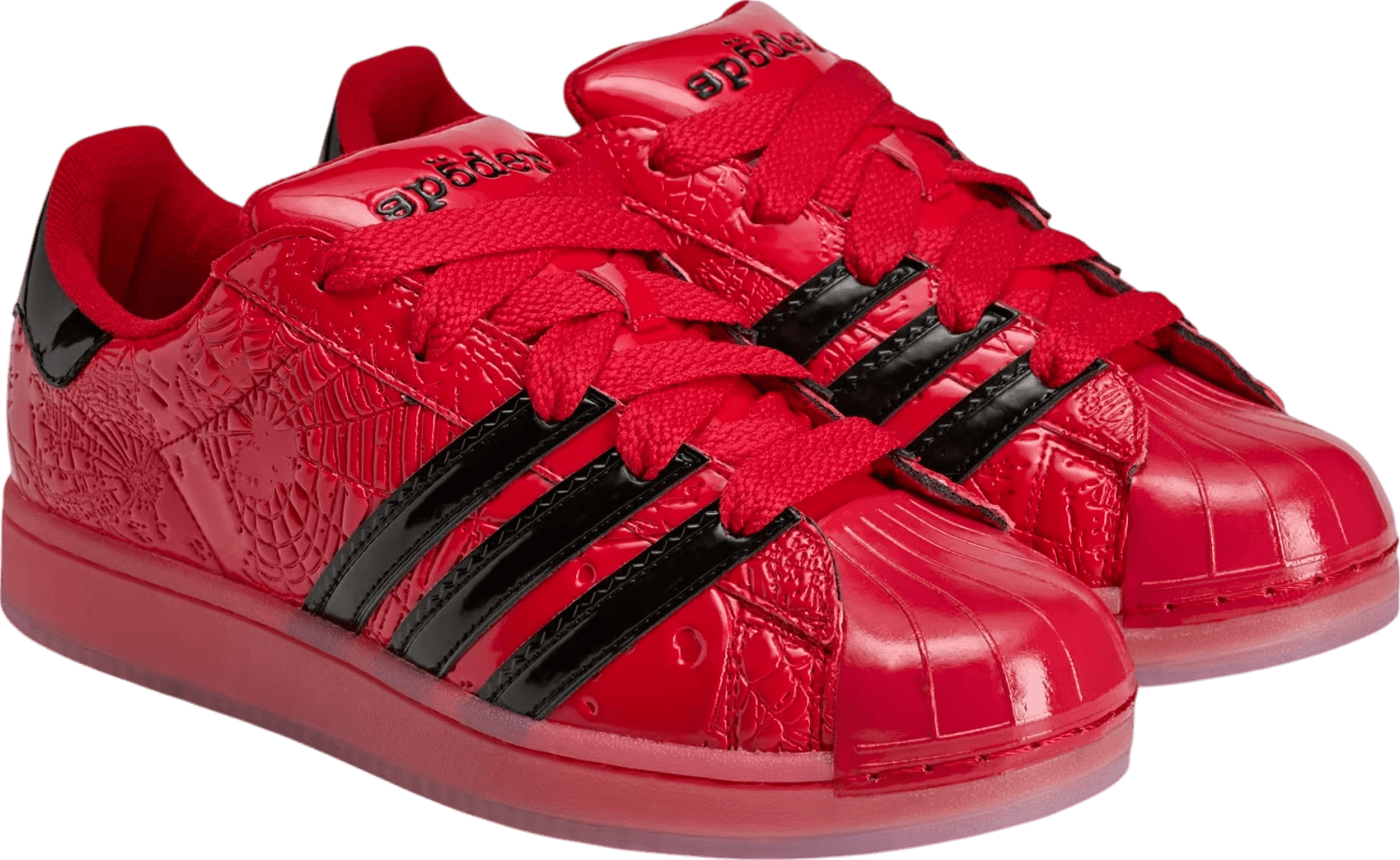 Sp5der x adidas Superstar Red