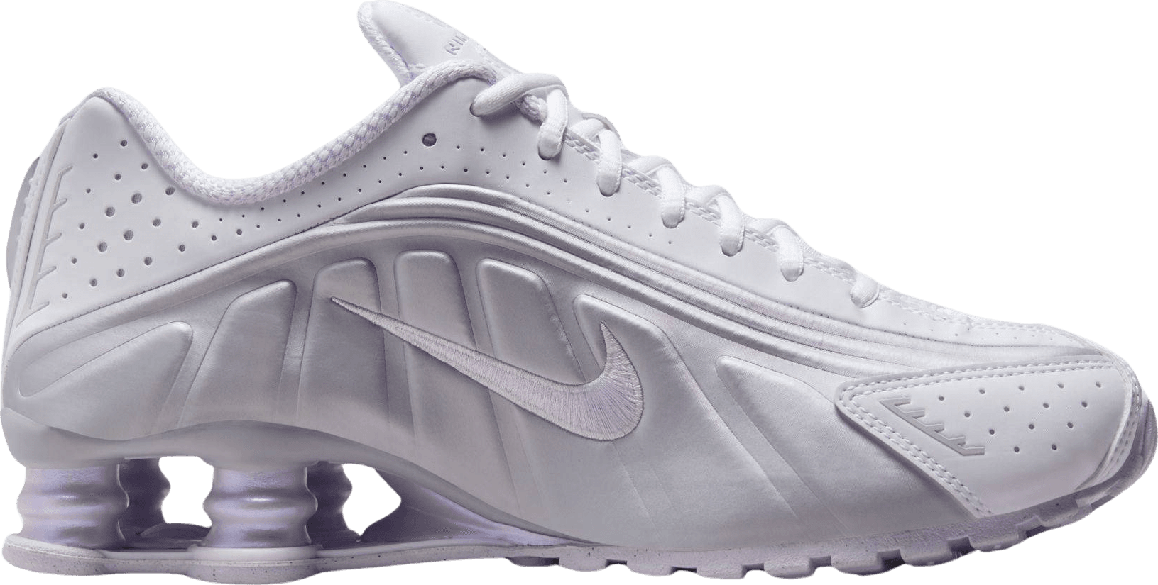 Nike Shox R4 White/Metallic Platinum (W)