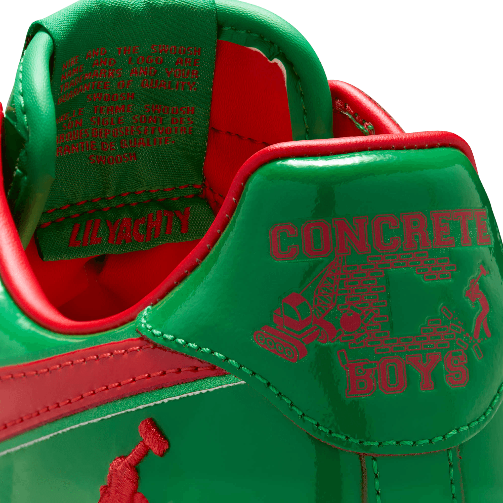 Lil Yachty x Nike Air Force 1 Low Lucky Green/Mystic Red