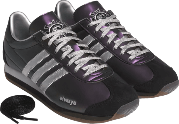 Always x Adidas Country "Purple/Silver Metallic"
